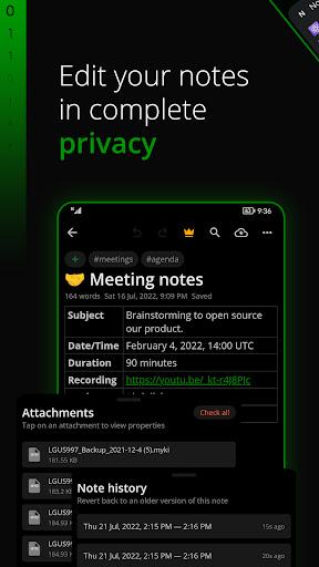 Notesnook Secure Private Notes - عکس برنامه موبایلی اندروید