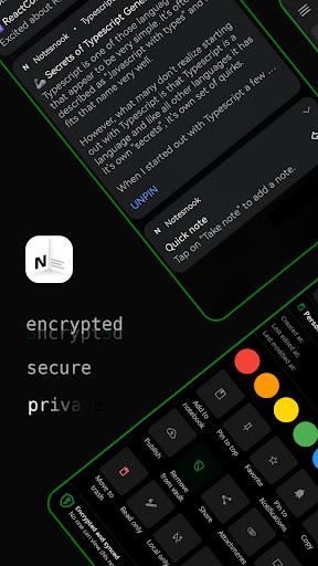 Notesnook Secure Private Notes - عکس برنامه موبایلی اندروید