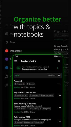Notesnook Secure Private Notes - عکس برنامه موبایلی اندروید