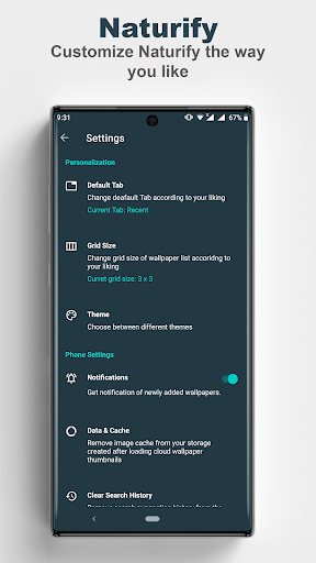 Naturify -HD Nature Wallpapers - عکس برنامه موبایلی اندروید