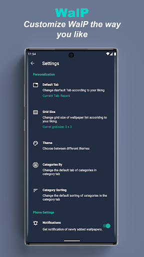 WalP - تصاویر پسزمینه والپی - Image screenshot of android app