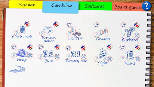 Board and сard games: durak - Image screenshot of android app