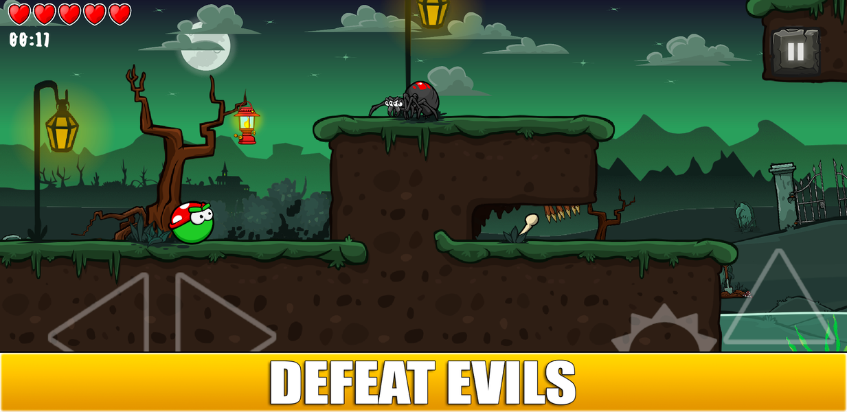 Spike bounce ball: helloween - عکس بازی موبایلی اندروید