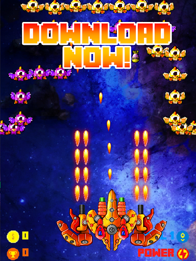 Pixel Galaxy Shooter - Gameplay image of android game
