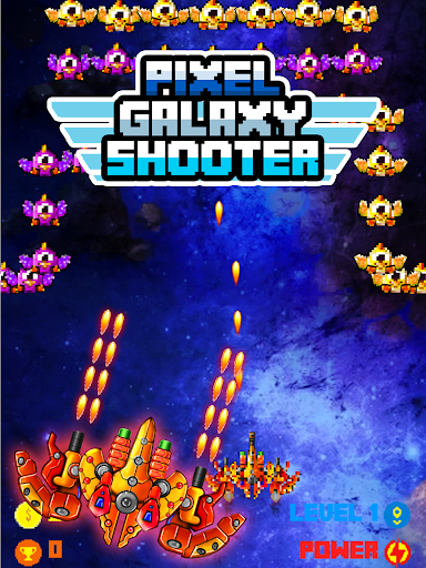 Pixel Galaxy Shooter - Gameplay image of android game