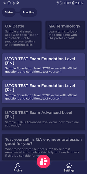 StrimQa — your QA educator - عکس برنامه موبایلی اندروید