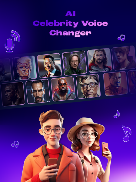 AI Voice Changer & Dubbing - عکس برنامه موبایلی اندروید
