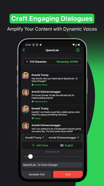 AI Voice Changer & Dubbing - عکس برنامه موبایلی اندروید
