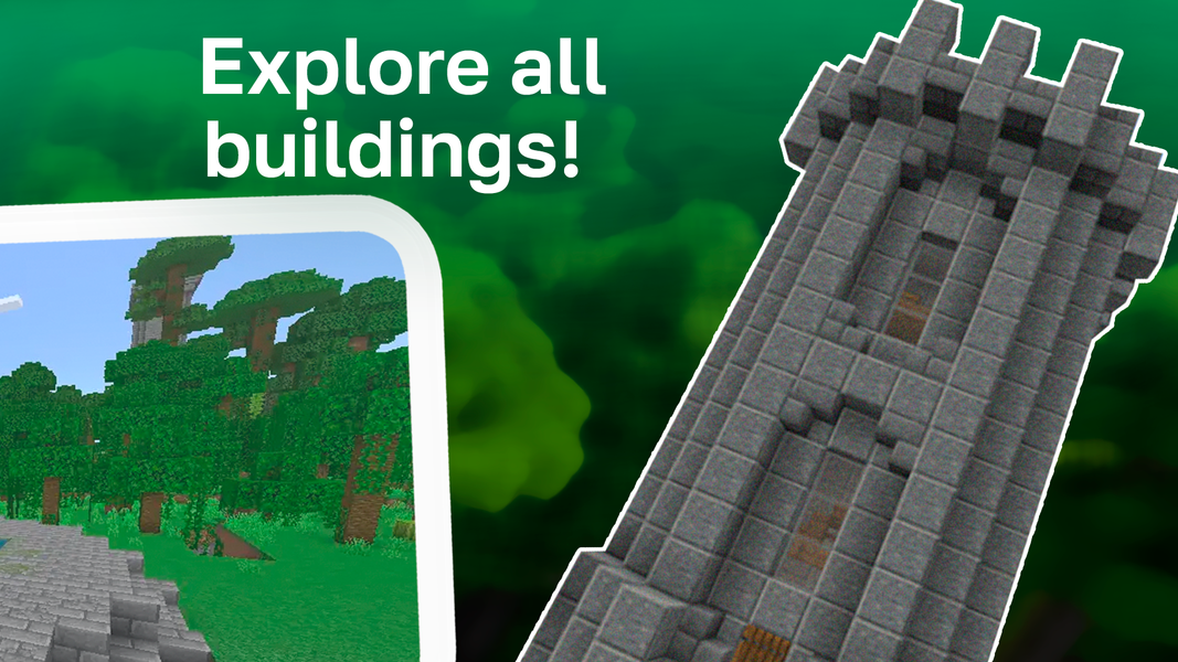 Buildings Mod in Minecraft PE - عکس برنامه موبایلی اندروید