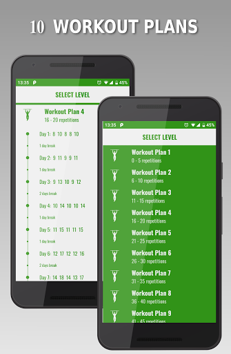 Pull Ups - عکس برنامه موبایلی اندروید