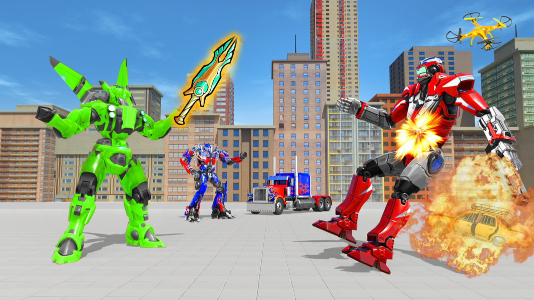 Jet Robot Car Transform 3D - Gameplay image of android game