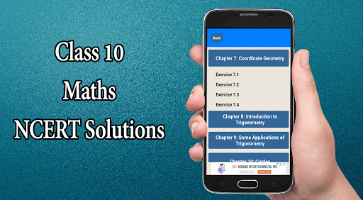 Class 10 Maths NCERT Solutions - Image screenshot of android app