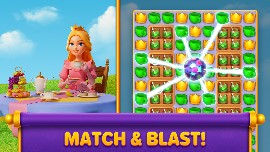 Castle Match - Gameplay image of android game