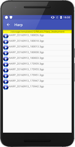 Harp Instrument - عکس برنامه موبایلی اندروید