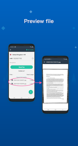 Easy Fax - send fax from phone - Image screenshot of android app