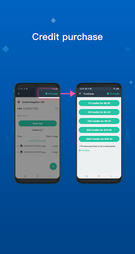 Easy Fax - send fax from phone - Image screenshot of android app