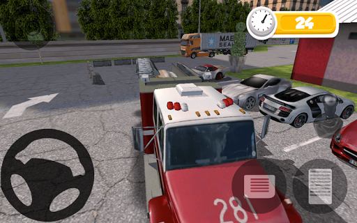 FIRE TRUCK PARKING HD - عکس بازی موبایلی اندروید