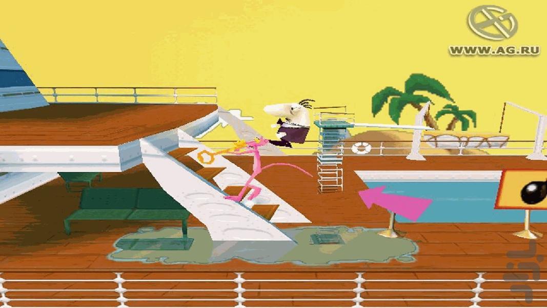 pink panther playstation 1 - Gameplay image of android game