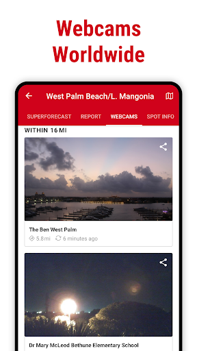 Windfinder: Wind & Weather map - عکس برنامه موبایلی اندروید