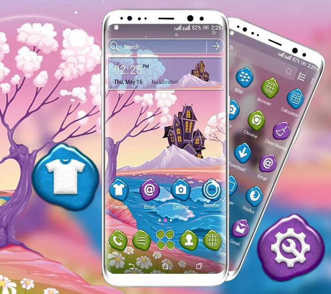 Fantasy Land Launcher Theme - عکس برنامه موبایلی اندروید