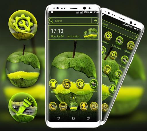 Green Apple Launcher Theme - عکس برنامه موبایلی اندروید