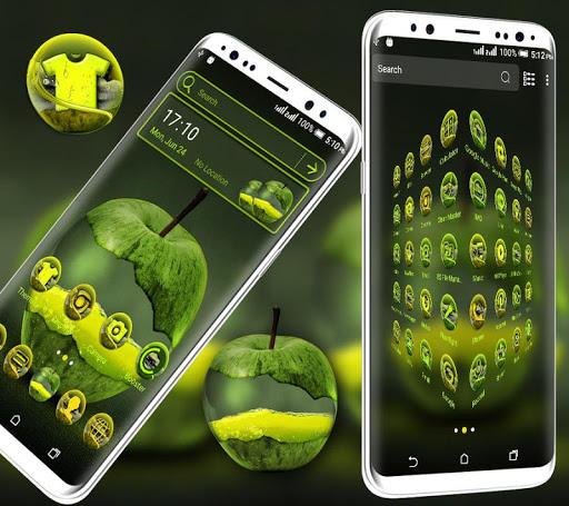 Green Apple Launcher Theme - عکس برنامه موبایلی اندروید