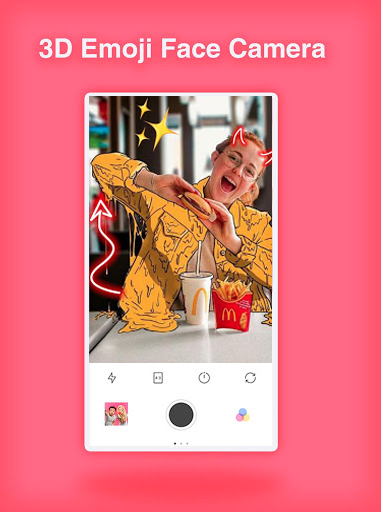 3D Emoji Face Camera - Filter For Tik Tok Emoji - عکس برنامه موبایلی اندروید