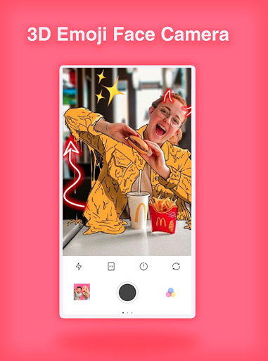 3D Emoji Face Camera - Filter For Tik Tok Emoji - Image screenshot of android app