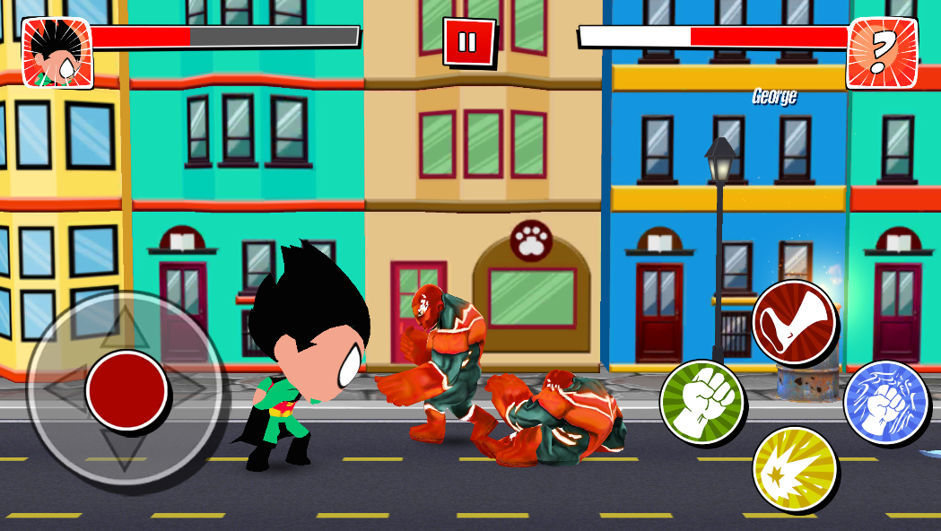 Super Titans Fighting 3D - Gameplay image of android game