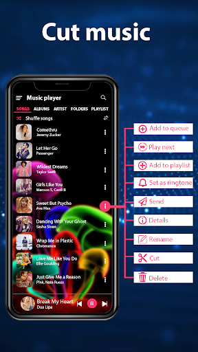 music player - عکس برنامه موبایلی اندروید