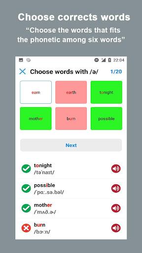 English Pronunciation - Image screenshot of android app