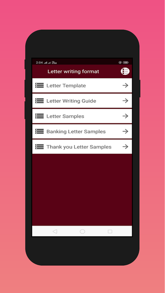 All types letter writing forma - عکس برنامه موبایلی اندروید