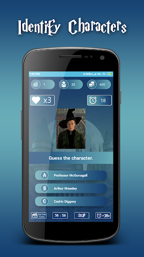 Harry : The Wizard Quiz Game - Gameplay image of android game