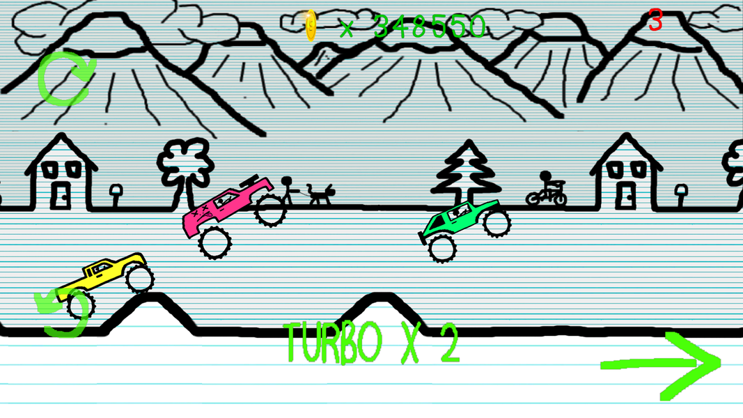 Doodle Race - Gameplay image of android game