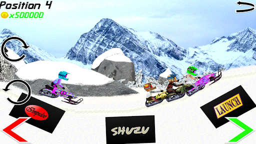 Pro Snocross Racing - Gameplay image of android game