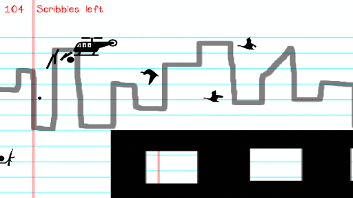 Stickman Rooftop Run - Gameplay image of android game