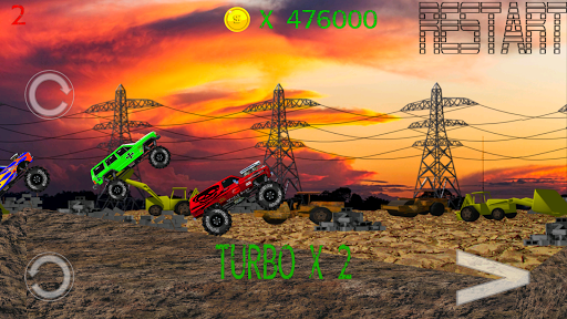 Xtreme Monster Truck Racing - Gameplay image of android game