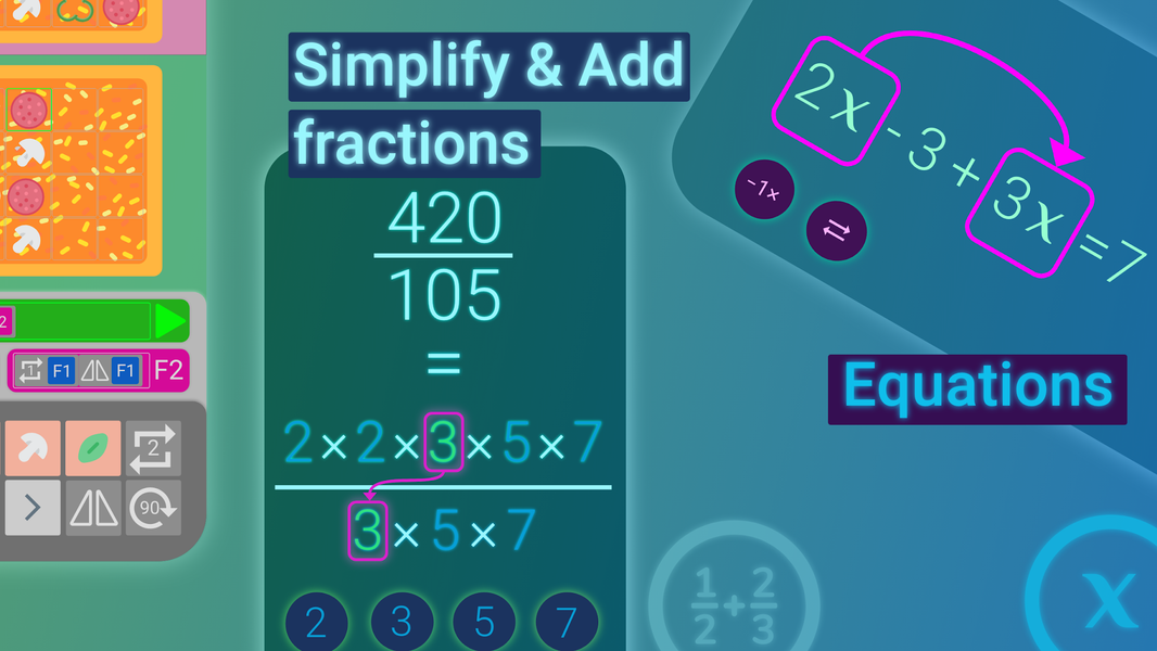 AnyMath: Fun Math Games & Pets - Gameplay image of android game