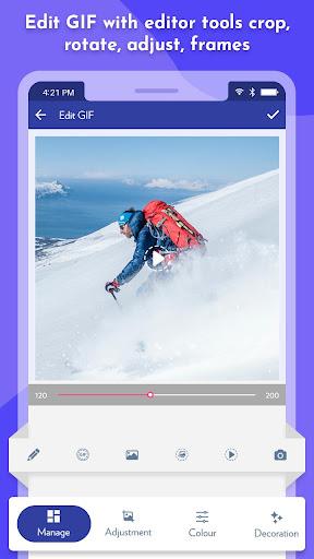 GIF Editor: Image to GIF, Vide - Image screenshot of android app