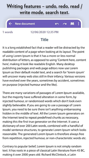 WriteDown: Write Books, Novels - Image screenshot of android app