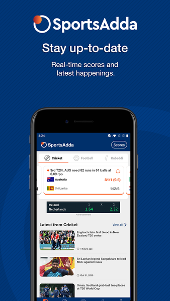 SportsAdda - Image screenshot of android app