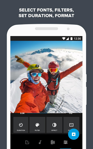 how can i use dropbox photos in iphone app quik gopro