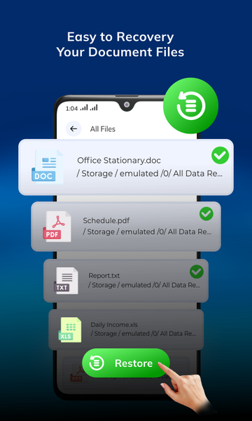 All File Recovery & Restore - عکس برنامه موبایلی اندروید