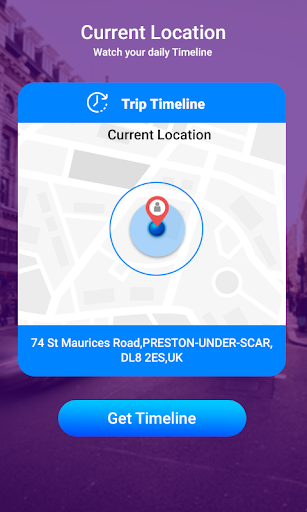 Map Location Timeline - Image screenshot of android app