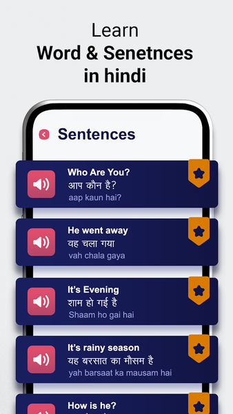 Hindi to English Translator - عکس برنامه موبایلی اندروید