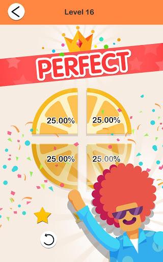 Cut it - A ۵۰/۵۰ Puzzle - عکس بازی موبایلی اندروید