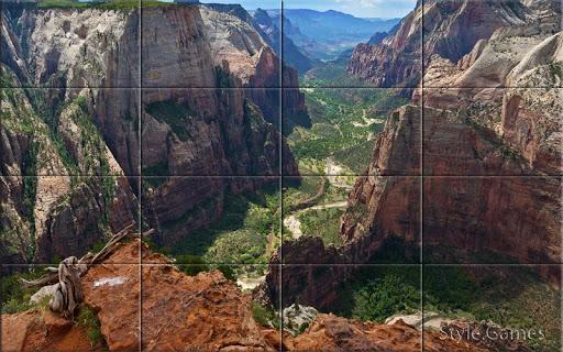 National Parks Puzzle - Gameplay image of android game