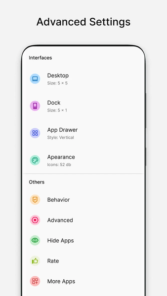 Android 16 Style Launcher - Image screenshot of android app