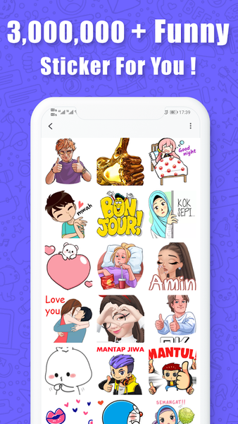 Anim live sticker-WAStickerApp - Image screenshot of android app