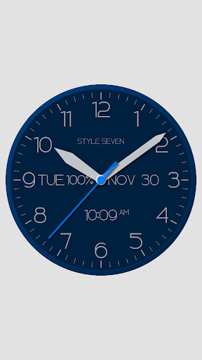 Modern Analog Clock-7 - عکس برنامه موبایلی اندروید